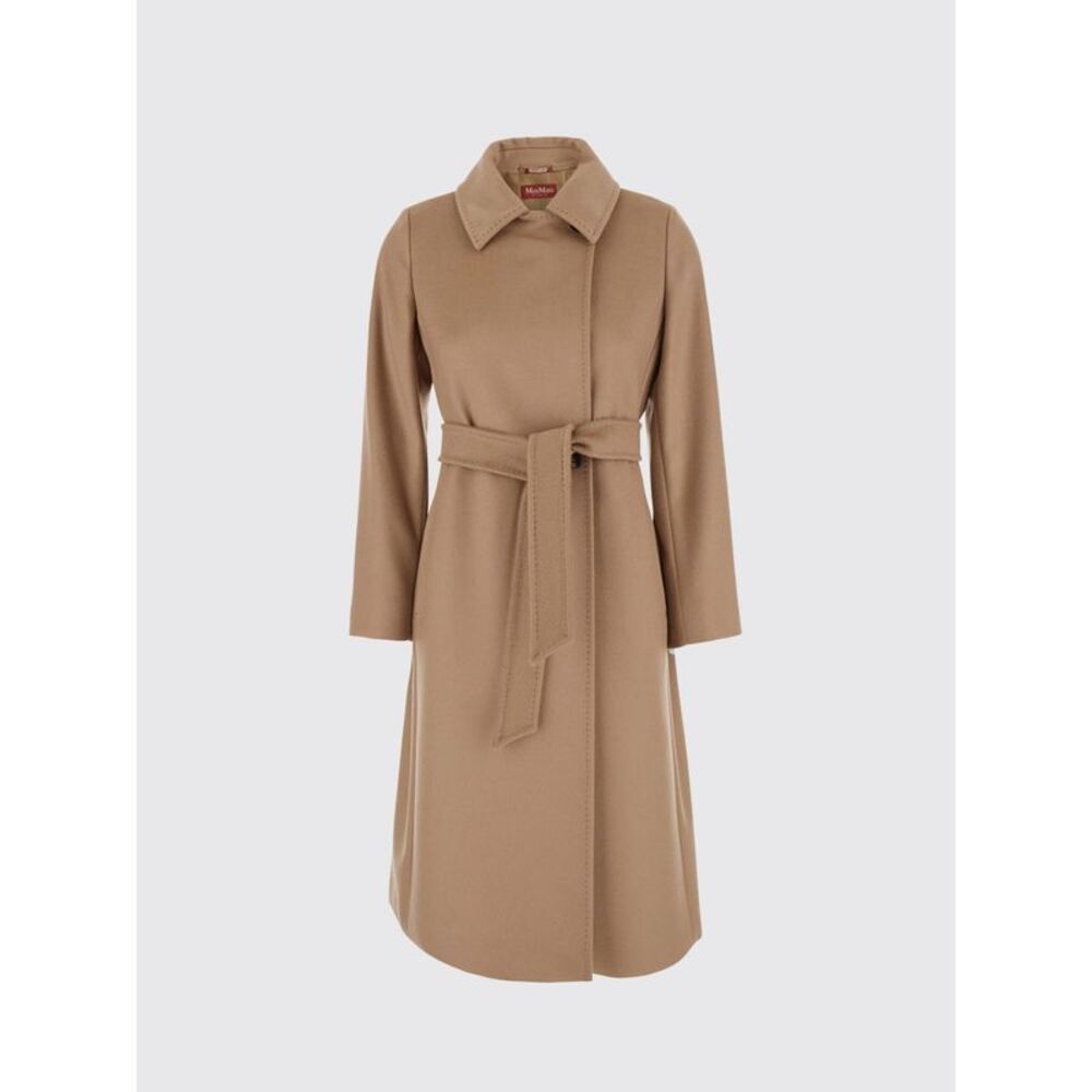 Max Mara Studio Coat Woman Brown